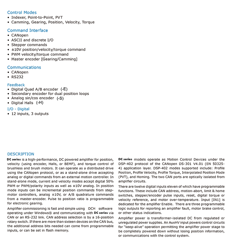 User manual for DC servo controller- 170605_1